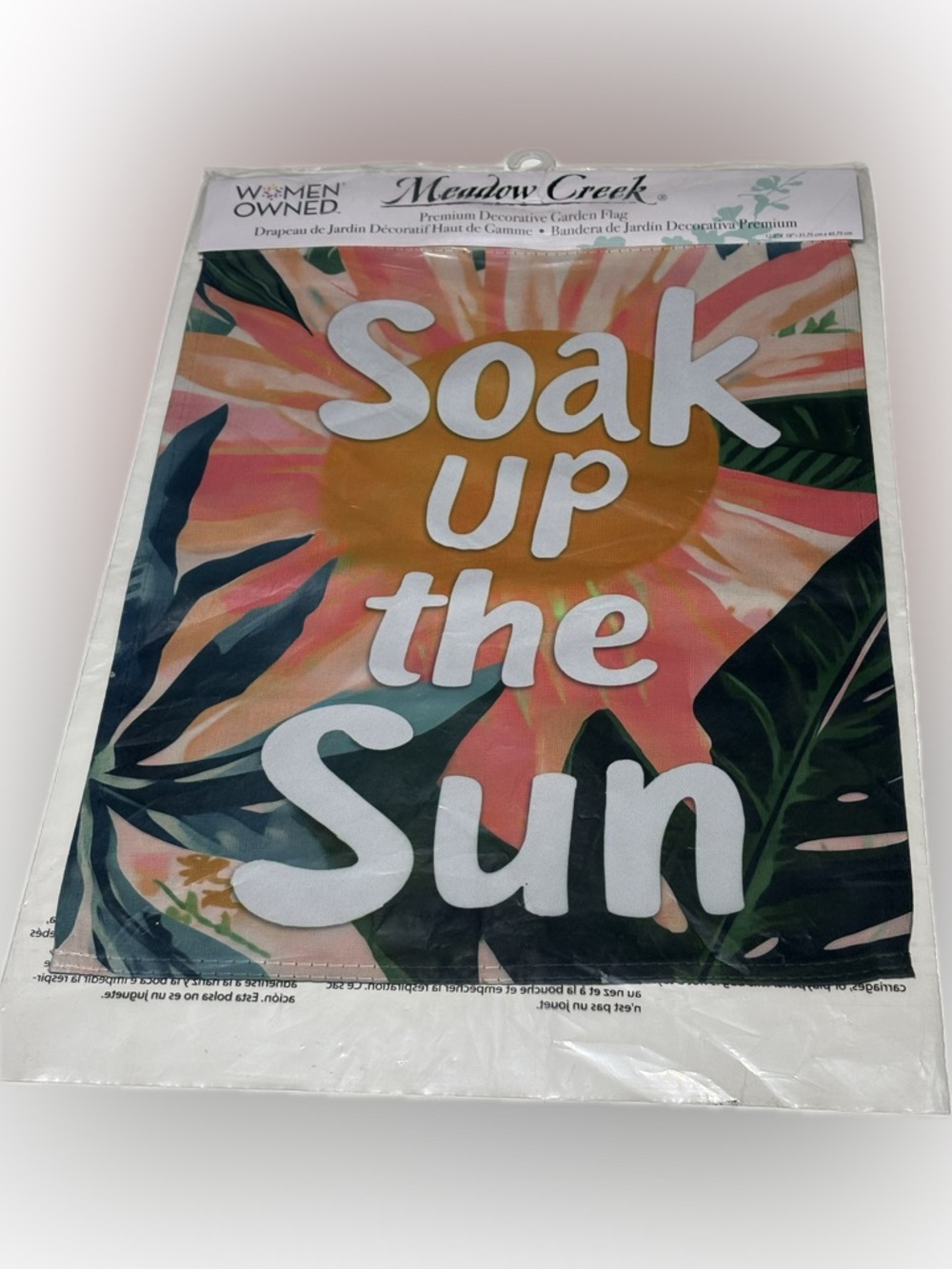 Meadow Creek "Soak Up the Sun" Small Yard Flag